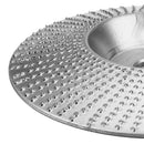 Drillpro 110mm Tungsten Carbide Wood Shaping Disc Carving Disc 16mm Bore Sanding Grinder Wheel for 100 115 Angle Grinder