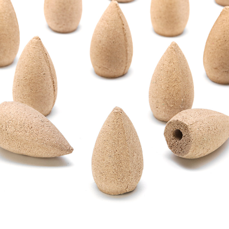 45PCS Cones Backflow Incense Burner Floral Cone With Tray Fragrance Scent Tower Mixed Aromatherapy Fresh Air