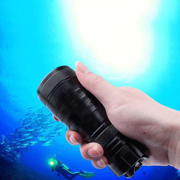 NITESUN DIV01 AA Battery Diving Flashlight 800 Lumens 300m Waterproof LED Lamp Camping Hunting Swimming Torch Light