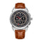 YAZOLE 444 Texture Three Small Dial 24h Display Week Display Men Fashion Quartz Watch
