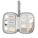BUBM QYR Single Double Layer Electronics Accessories U Disk Cable Organizer Data Cable Storage Bag