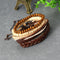 Trendy Wrap Bracelet Multilayer Bead Chain Jewelry Gift Men Bracelet