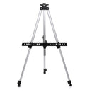 Foldable Aluminum Alloy Painting Tripod Painting Easel Telescopic Tripod Drawing Board Display Stand Sketching Rack with Storage Bag