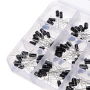215pcs 15 Values 0.1uF-330uF Mix Electrolytic Capacitor Kit With Storage Box