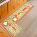 Non-slip Printing Terylene Washable Carpet Doormat Bedroom Kitchen Floor Rugs