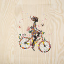 Ironing Transfers Patches Heat Press Stickers Butterfly Girl Patch DIY Appliques Decor Sticker