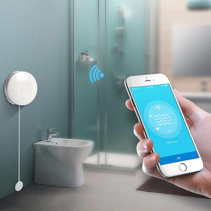 Smart WiFi Water Level Sensor Water Leakage Detector Accurate Flood Detection Device Smart Home Alarm Kit