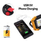 30W COB Rechargeable Portable Flood Work Spot Light w/ Power Bank Camping Work Light