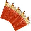 50 Pcs/set Painting Brushes Nylon Hair Brush for Acrylic Oil Watercolor Painting Artist Professional Painting Kits