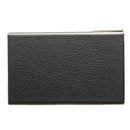 2019 New Black PU Leather&Stainless Steel Business Name Card Case Holder For Office Supplies