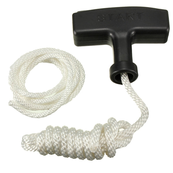 Chain Saw Strimmer Starter Recoil Pull Handle With Rope & Spare Cord