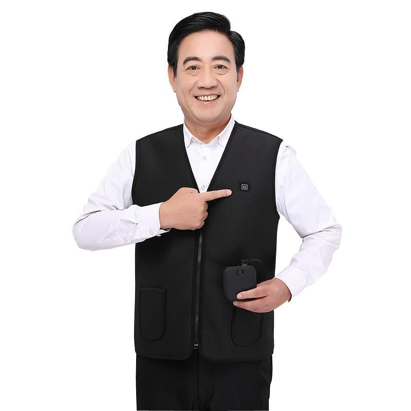 Electric Vest Heated Jacket USB Warm Shoulder Back Waist Abdomen Up Heating Pad Winter Body Warmer Cloth