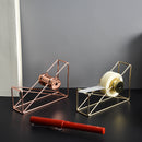 Miwoo MW0114 Hollow Metal Tape Cutter Stationery for School Office Desktop Supplies