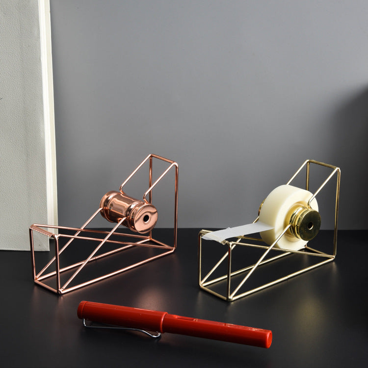 Miwoo MW0114 Hollow Metal Tape Cutter Stationery for School Office Desktop Supplies