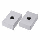 Machifit 2pcs 1x2x3 Inch Blocks 1 Hole Parallel Clamping Block Lathe Tools Precision 0.0001