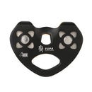 XINDA Double Shaft Climbing Pulley Aluminium Alloy 25KN Aerial Resue Pully EDC Survival Tool