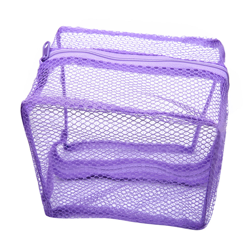 Mesh Laundry Bag Washing Clothes Zipper Solid Net For Bras And Lingerie