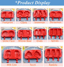 Creative Silicone Ice Cream Mold Ice Lolly Mold Rod Ice Mold Red Food Grade