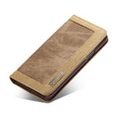 Caseme Canvas Magnetic Flip Bracket Wallet Protective Case For Samsung Galaxy S9