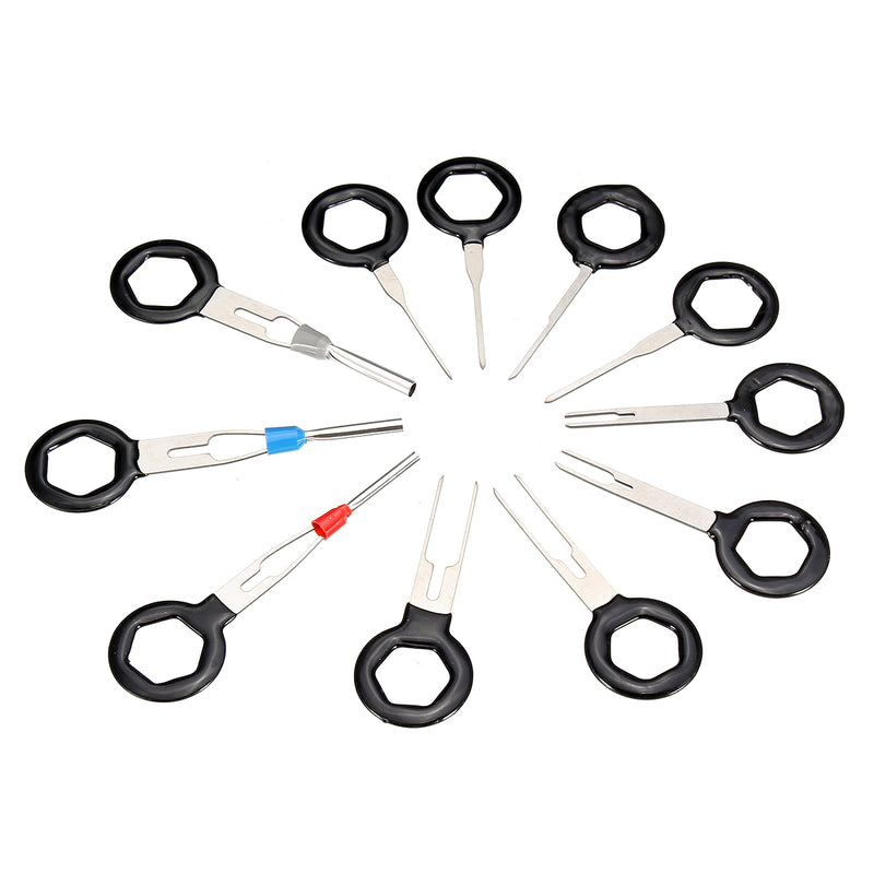 Excellway 11Pcs Terminal Removal Tool Kit Wiring Connector Pin Release Extractor