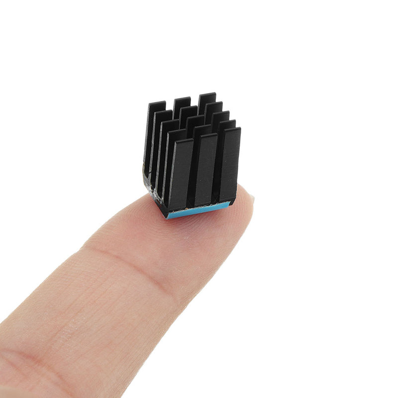 12PCS Black TMC2100 Stepper Motor Driver Cooling Heatsink With Back Glue For 3D Printer