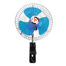 8 Inch 12V Portable Vehicle Auto Car Fan Oscillating Car Auto Clip-On Cooling Fan