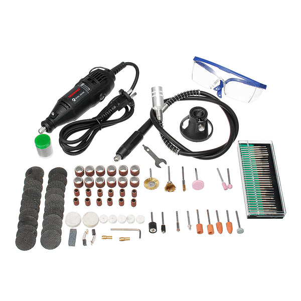 140Pcs 5 Speed Electric Drill Engraver Mini Drill Grinder Rotary Tool Kit W/ Accessories Power Drill Pen Grinding Machine