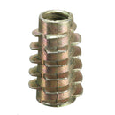 5Pcs M6x20mm Hex Drive Screw In Threaded Insert For Wood Type E