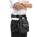 Men Nylon Waterproof Wear-resistant Tactical Waist Drop Leg Bag Belt Climbing Hiking Cycling Pack