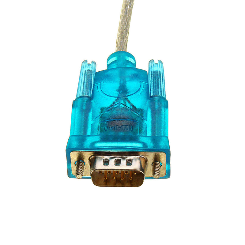 3Pcs Translucent USB To RS232 Serial 9 Pin Converter Cable Adapter