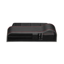 PU Leather Left Side Car Seat Crevice Gap Storage Box Pocket Organizer Phone Holder