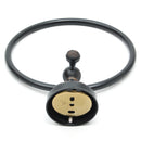 Antique Black Space Copper Towel Ring Holder Bathroom Wall Mounted Rack Hanger