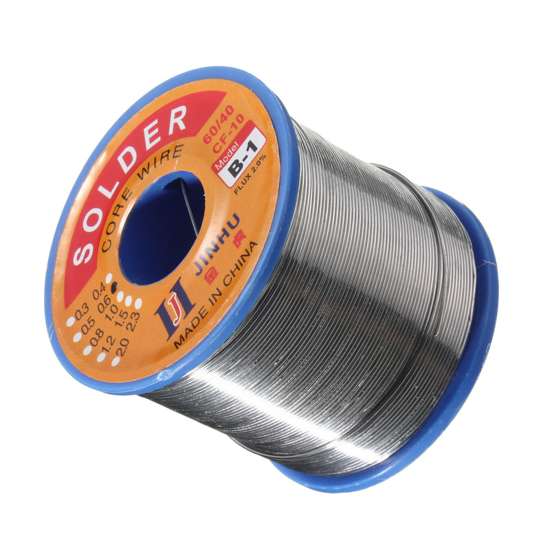 400g 0.6mm 60/40 Tin Lead Line Rosin Core Flux Solder Welding Iron Wire Reel