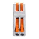 1X 5X 10X LUSTREON 2 Pin Electrical Household Fast Wire Connector Terminal for Lighting Connection
