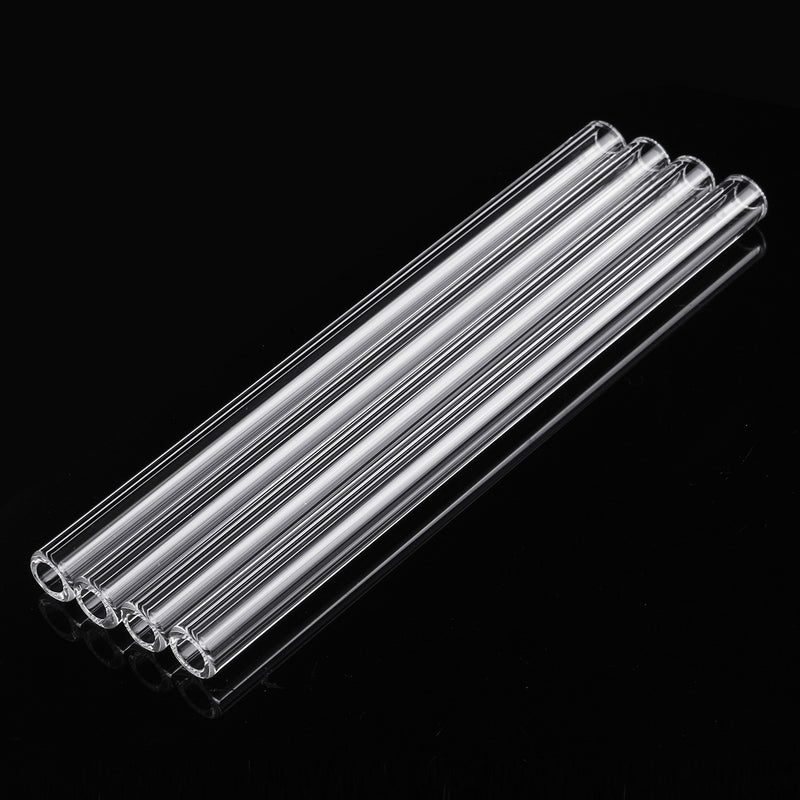 4Pcs Borosilicate Glass Blowing Tube 150mm x 10mm x 2.2mm