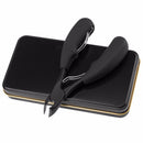 Y.F.M Black  Ingrown Toenails Cutter Matter Black Handle Ingrown Nail Clipper Manicure Tool With Box