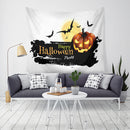 Loskii LWG6 Halloween Tapestry Pumpkin Print Wall Hanging Tapestry Art Home Decor Halloween Decorations For Home