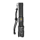 XANES XH-P50 1000 Lumens LED Zoomable Flashlight 18650 Battery USB Rechargeable 3 Modes Work Lamp