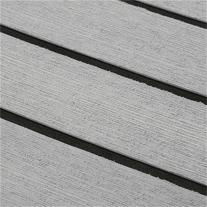 240cm x 45cm x 6mm Grey EVA Foam Teak Sheet Boat Yacht Synthetic Teak Decking With Glue