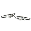 Pair Smoke Lens Side Marker Lights Cover Turn Signal Lamp Shell for BMW E46 E60 E61 X3 E83