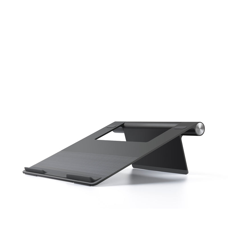 UPERGO AP-1L Foldable Laptop Stand Metal Aluminum Alloy Laptop Bracket Adjustable Lifting Riser Portable Cooling Pad for 11-17 inch Laptops