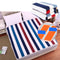 220V Electric Heated Blanket Stripes Flannel Waterproof Fast Heating Warm Blankets Winter Warmer