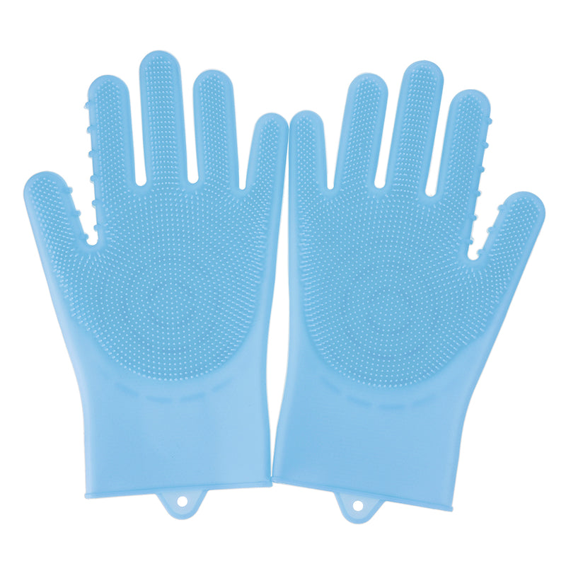 Silicone Multi-function Kitchen Cleaning Magic Glove Dishwashing Brush