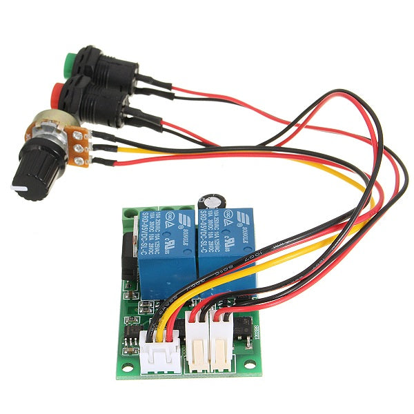 DC 6/9/12/24V 3A PWM Motor Speed Controller Forward Backward Reversible Switch