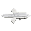 Machifit Welding Gauge Weld Inspection Gage Weld Seam Bead/Fillet/Crown Test Ulnar Ruler 60 70 80 90 Degree Angle Measure