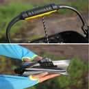 ZANLURE 8L Outdoor Portable Multifunctional EVA Folding Fishing Bucket Fishing Tools Barrel Fishing Storage Bucket-Black/Grey