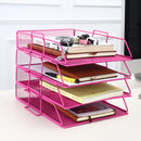 Creative Single Layer File Holder Files Rack Stackable Multi-layer Storage bookshelf Desktop Organizer