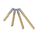 Drillpro 6mm Shank Tungsten Carbide End Mill Titanuim Coated PCB Milling Cutter 22/32/42/52mm