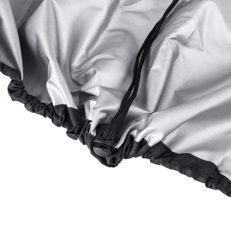 58 Inch Waterproof BBQ Grill Cover Canvass PU Coating Tool Storage Bag