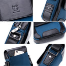 Outdoor Men Handbag Genuine Leather Bag Business Shoulder Bag Portable Briefcase Messenger Bag
